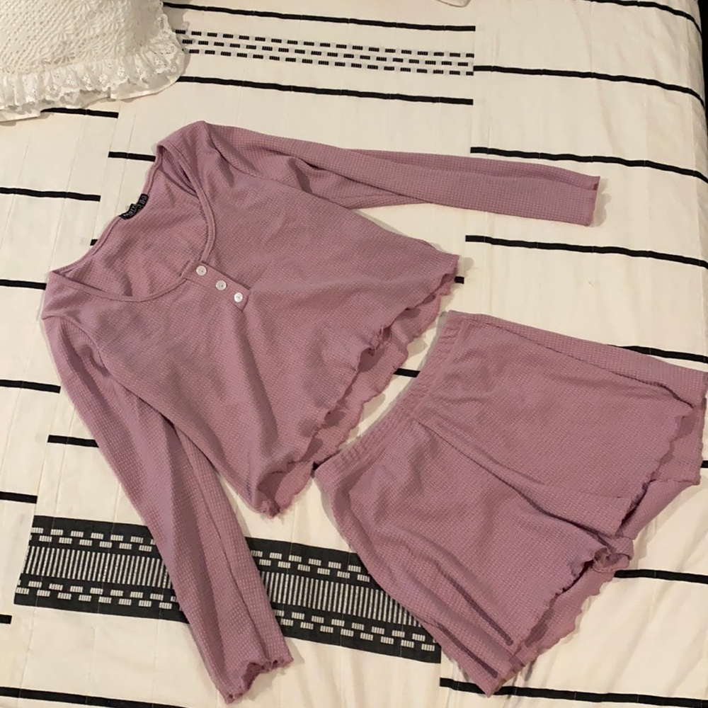 Two piece loungewear set